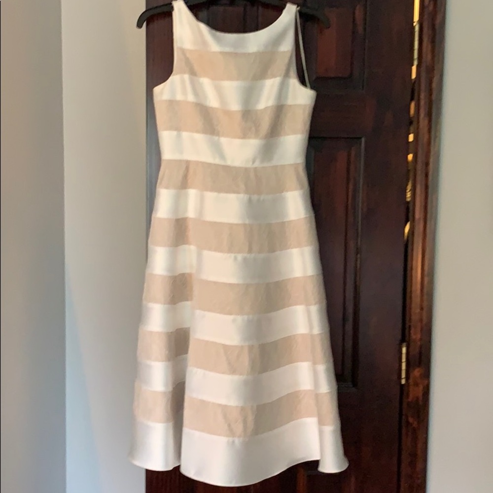 Cream and beige ‘wedding dress’
